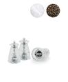 Feuilles pepper &amp; salt grinders in clear crystal - Lalique